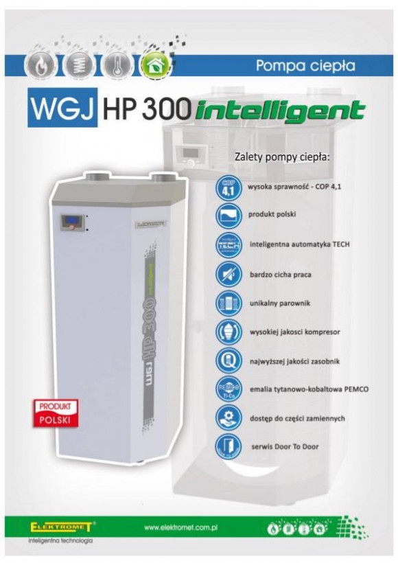Elektromet WGJ HP 300 pompa ciepła